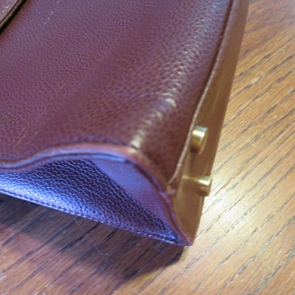 💅🏼 RARE ITALY Coach 4417 Madison Biltmore VTG EUC Top Handle Mahogany ☀️😻 - Picture 16 of 16